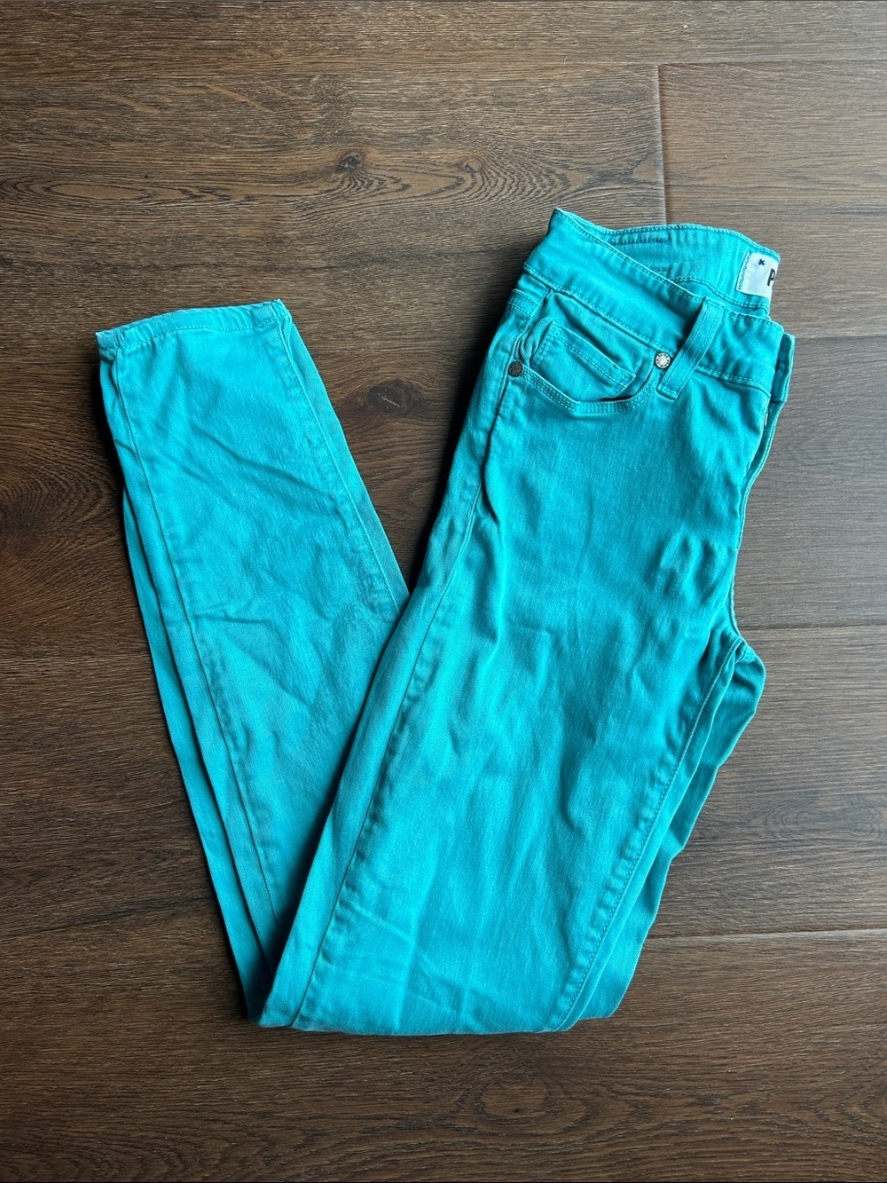 PAIGE Turquoise Skinny Jeans | Turquoise Jeans | PAIGE Verdugo Ultra Skinny